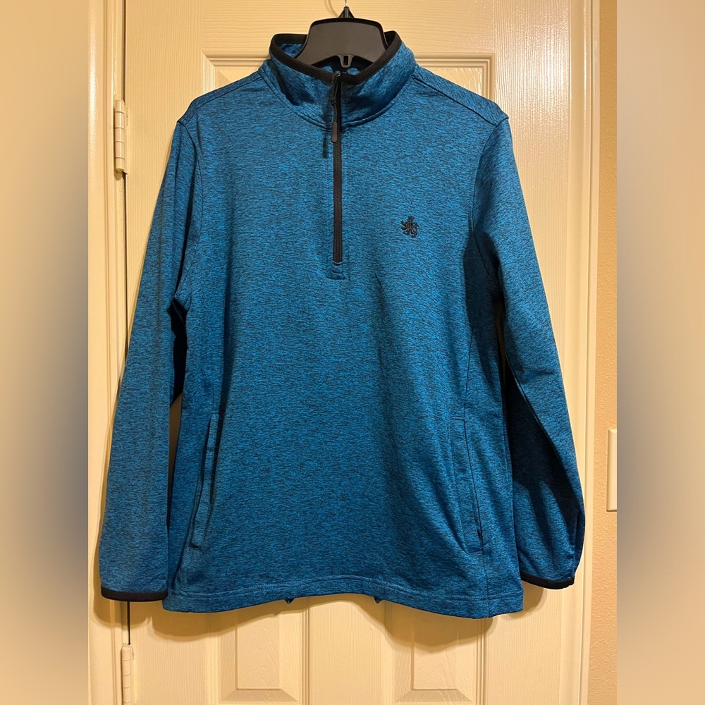 Men's Blue Quarter-Zip Jacket